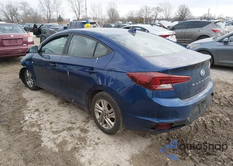 2019 Hyundai Elantra Sel z USA, uszkodzony, nr VIN 5NPD84LFXKH470656
